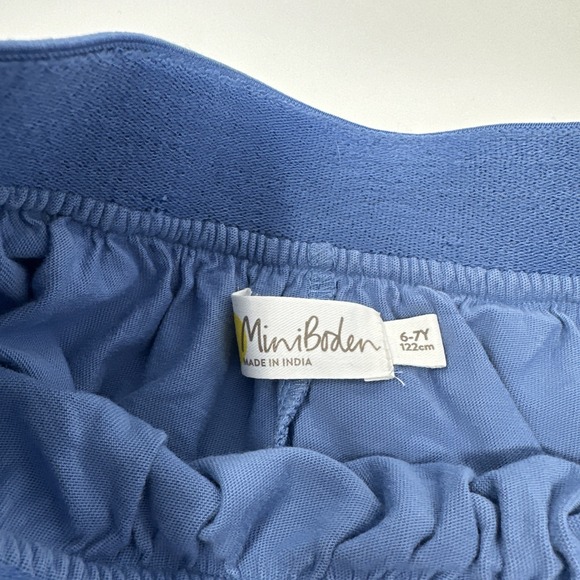 Mini Boden Blue Skirt with Animal Embroidery - Picture 6 of 8